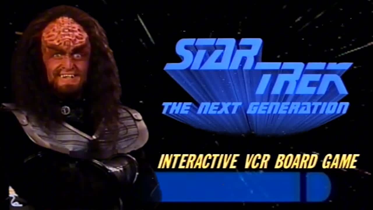 Star Trek: The Next Generation Interactive VCR Board Game – A Klingon Challenge