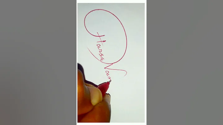 Signature Of Harsh Nanda|Please visit my youtube c...