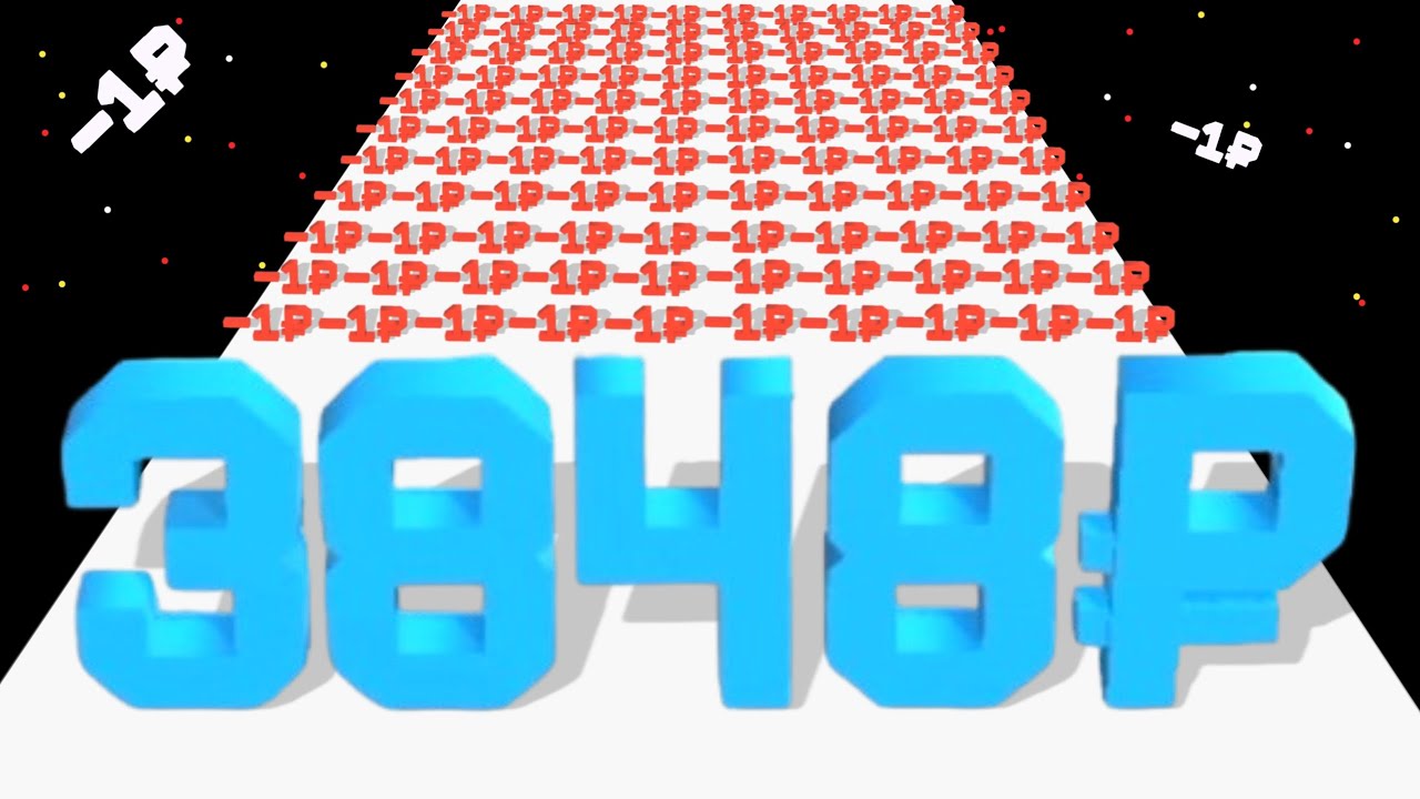 DIGIT SHOOTER RUN 3D, Number Master run (Infinity Numbers) Max Level ...
