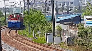 영주발 부산행 무궁화호 #1823+DEL 7455호 견인