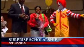 Surprise scholarship for Spfld student