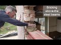 Bricking up steel beams