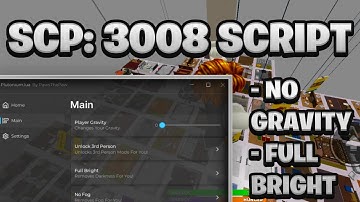 [OP NEW] SCP: 3008 Script Pastebin - (ROBLOX) *No Gravity & Fullbright* Exploit