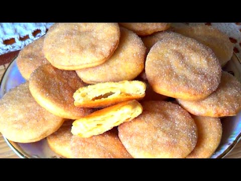 Видео рецепт Печенье на кефире и маргарине