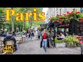 Paris france  paris city walking tour  may 2024 4kr  paris 4k  a walk in paris