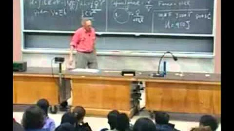 Electromagnetism Lec 7 Capacitance and Field Energy Example and demonstration