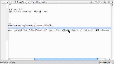 Objective C Programming Tutorial - 65 - Read and Write Files