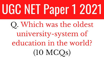 (Mock TEST 24) ( Top 10 Most Expected MCQs For NTA UGC NET Paper 1 2021 in Hindi & English)