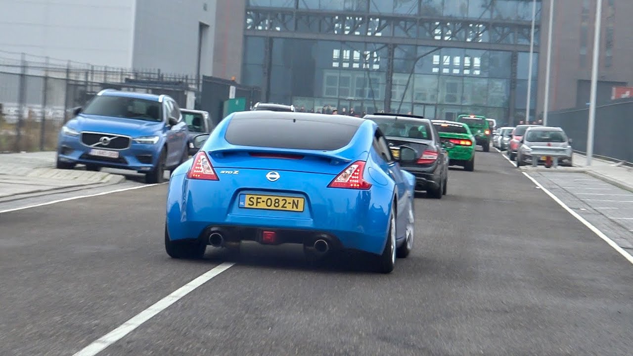 Nissan 370Z w/ Invidia Straight Pipe Exhaust - LOUD Accelerations, Revs