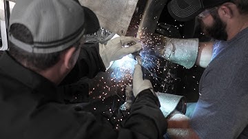 3- How to Build a MOVE Bumper Kit - Front Bumper Kit Tack Welding Center Section & Side Wings