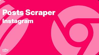 How to scrape posts from instagram
