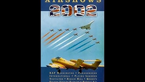 Original VHS Opening and Closing to British Airshows 2002 UK VHS Tape