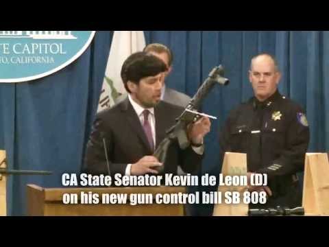 Anti-Gun Senator Kevin De Leon Makes a Fool of Himself