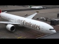 Emirates 777-300ER Turnaround to Departure at Frankfurt Airport