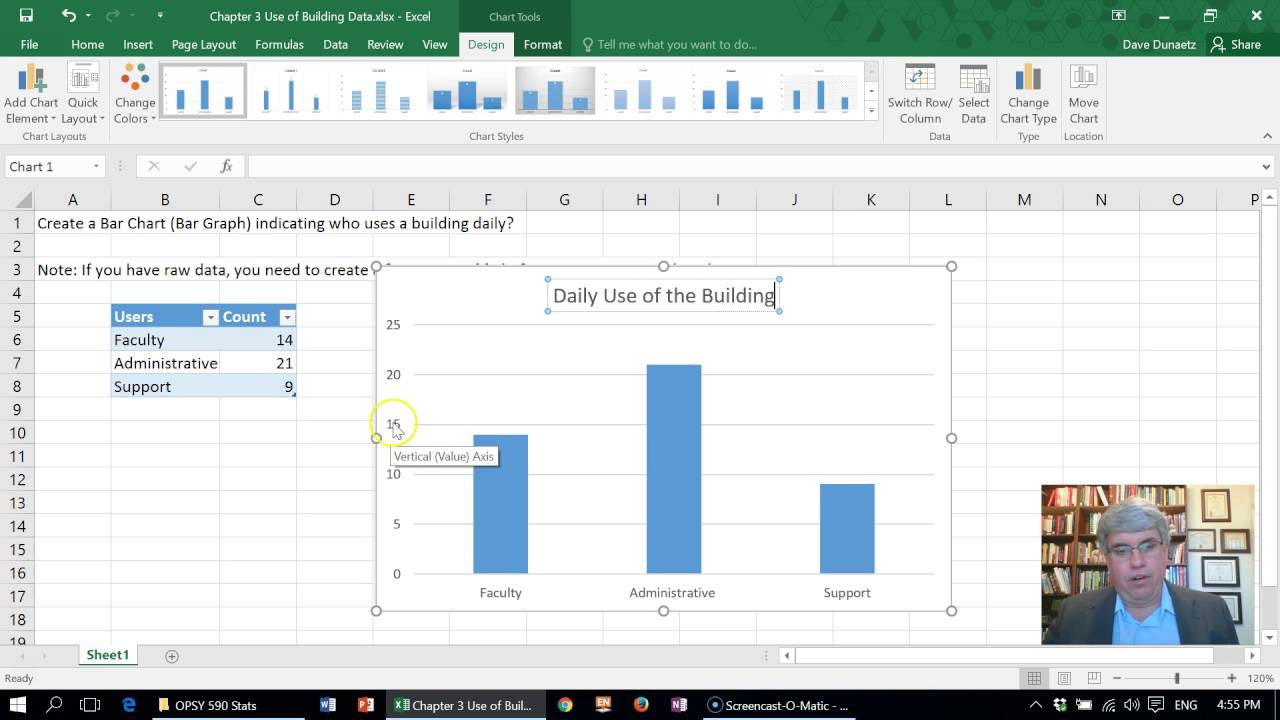 Making A Bar Chart In Excel 2007