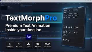 I Built the ULTIMATE Text Animation Plugin for After Effects 🔥 | TextMorphPro