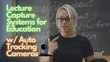 Auto Tracking Cameras with Panopto Lecture Capture Systems for Education