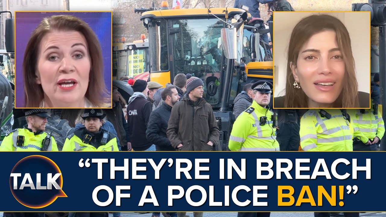 "A Double Standard!" | Farmers Bring Tractors To Budget Day Protest Despite Met Police Ban