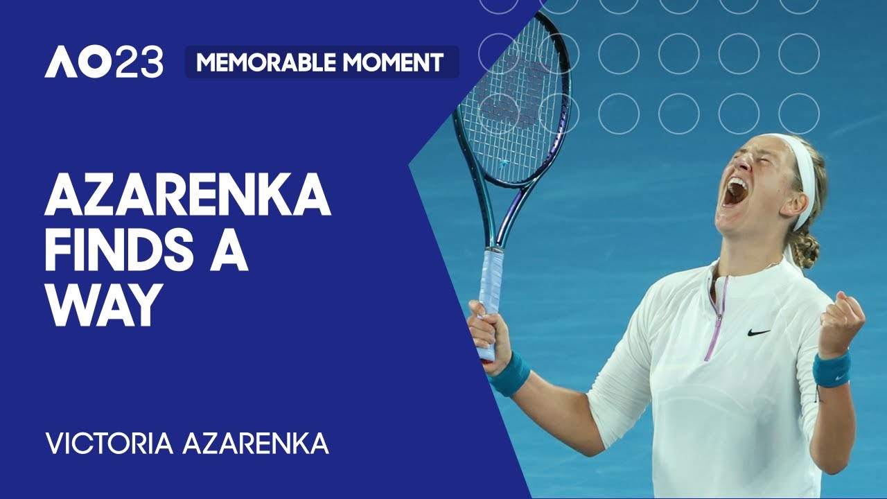 Match Point | Victoria Azarenka Beats Zhu Lin | Australian Open 2023
