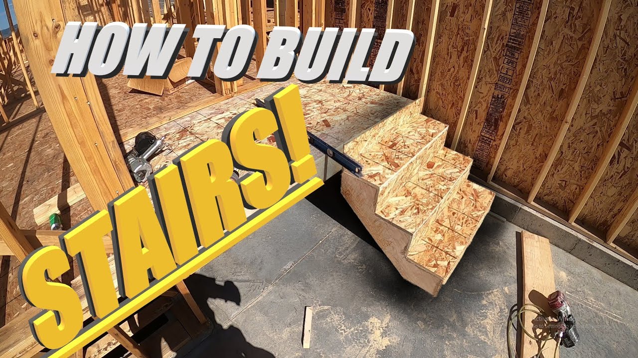 How To Build Stairs!! YouTube