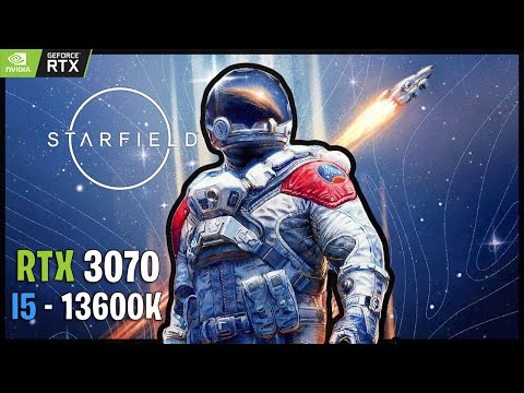 Starfield: Gameplay on RTX 3070 and I5 13600K || 4K