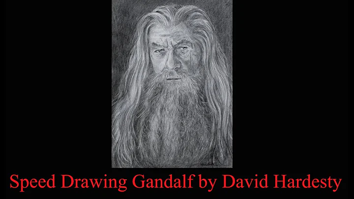 Speed Drawing Gandalf - by David Hardesty