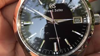 Grand Seiko Spring Drive SBGA301 l Jawatch - YouTube