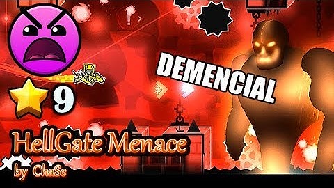 BOSSFIGHT DEMENCIAL!! || Hellgate Menace (by ChaSe)(All coins) || Geometry Dash 2.11 || FERNEX