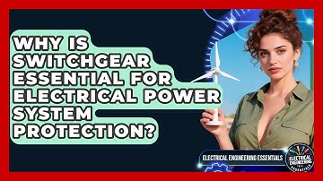 Why Is Switchgear Essential For Electrical Power System Protection?