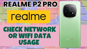 Realme P2 Pro Check Network or Wifi data Usage || How to check Wifi data || Network settings {new}