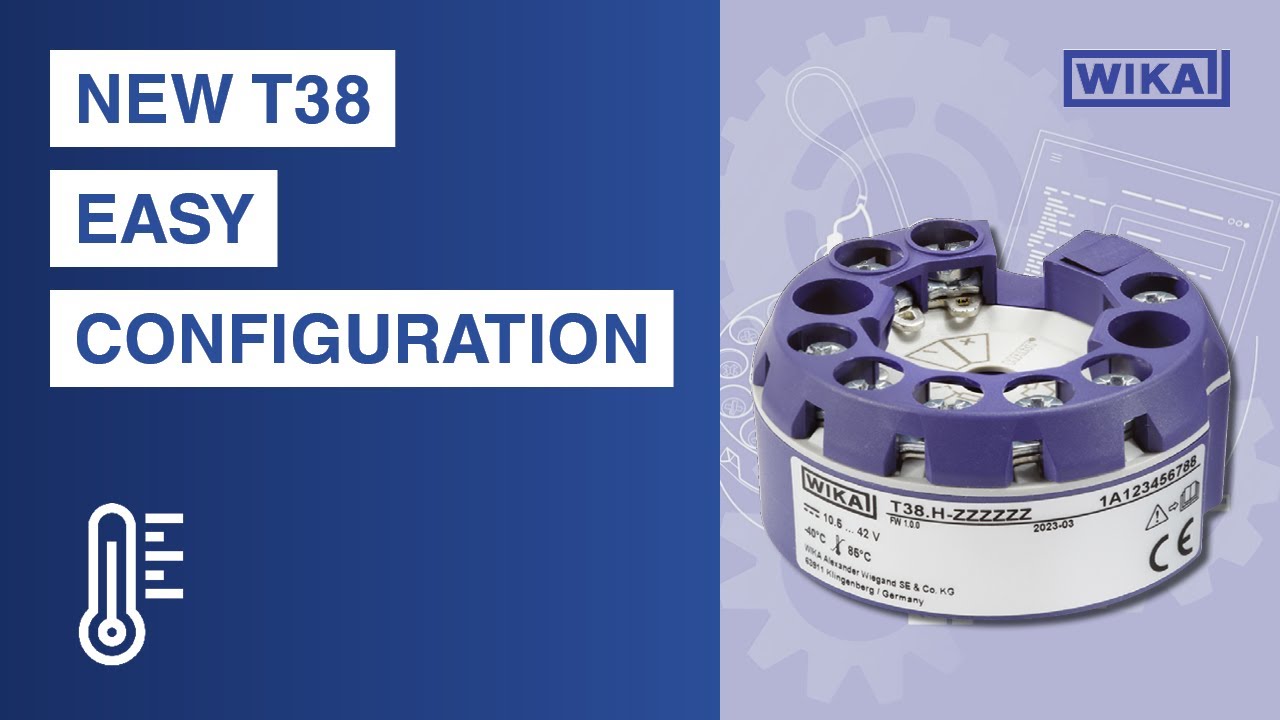 Discover our new temperature transmitter T38 | Easy Configuration