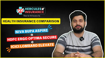 NIVA Aspire Vs HDFC Optima Secure Vs ICICI Lombard Elevate Mega Comparison