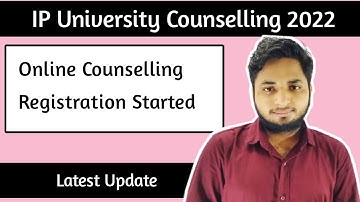 IPU Online Counselling Started| IP University Online Counselling 2022| Ipu admission 2022