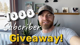 1000 Subscriber GIVEAWAY Video!!!