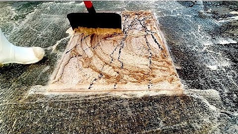 Terrible dirty dirty carpet cleaning satisfying rug cleaning ASMR Dirty Foam Scraping 1