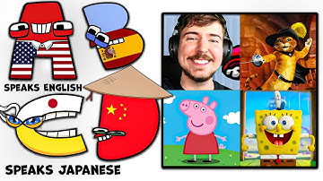 Alphabet Lore, favorite characters in different languages | part 2