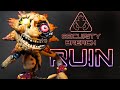 I made RUINED SUNDROP From FNAF SECURITY BREACH DLC★  Polymer clay tutorial