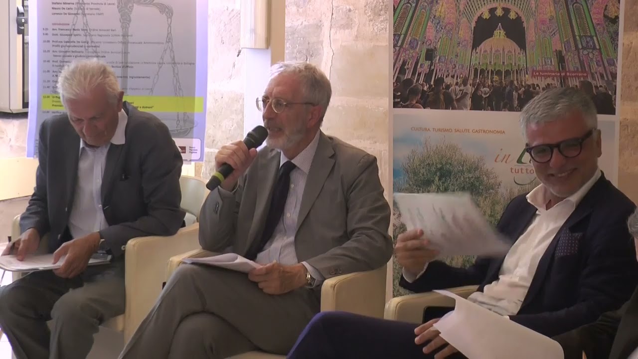 Acaya, 5 luglio 2025. La relazione dell'avv Gianni Bellisario al convegno organizzato da Medinforma