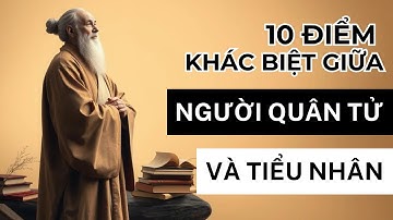 10 Điểm Khác Biệt Giữa Người Quân Tử và Tiểu Nhân