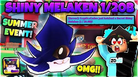 😲 Hatched 1 in 20,000,000,000 🐙Shiny Melaken🐙 SUPER SECRET PET! (Roblox Mining Simulator 2)