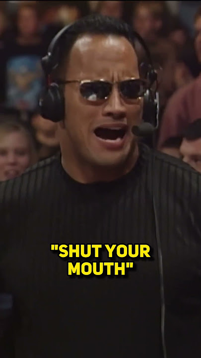 The Rock Was The King Of Trash Talking