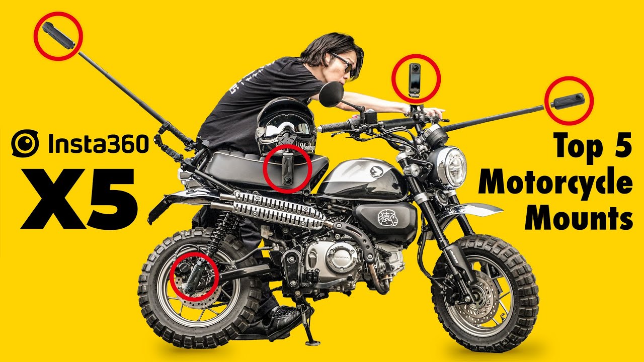 Insta360 X5で撮る！映える＆安全なバイクマウント5選＋GPSリモコン活用術