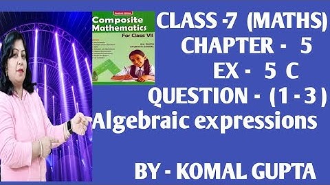 Ex- 5C Q.(1,2,3) Class 7th SChand new learning composite mathematics self practice