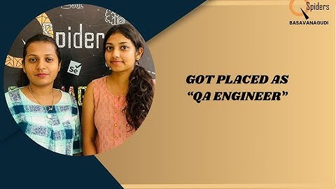 Congratulations " BHAVANA H.M" for getting placed as " QA ENGINEER "