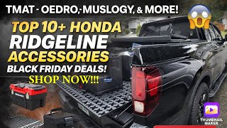 Must Haves! TOP 10+ Honda Ridgeline Accessories! 2024-2026