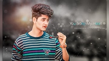 Photo Editing With Awesome Bokeh Effect Background | Photoshop cc Photoshop Tutorials |