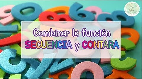 Combinar función SECUENCIA y CONTARA