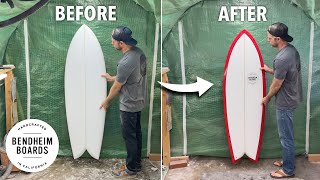 Surfboard Glassing [Retro Fish]