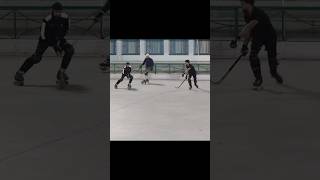 “Learning, improving, repeating.”🏒🥅#rollerhockey #skating #training #hardwork #athletelife #skills