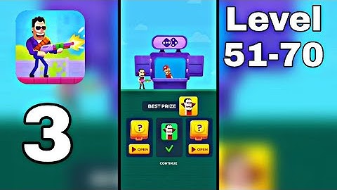 Hitmasters - Gameplay Walkthrough Part 3 | Shotgun mode Level 51-70 (Android)